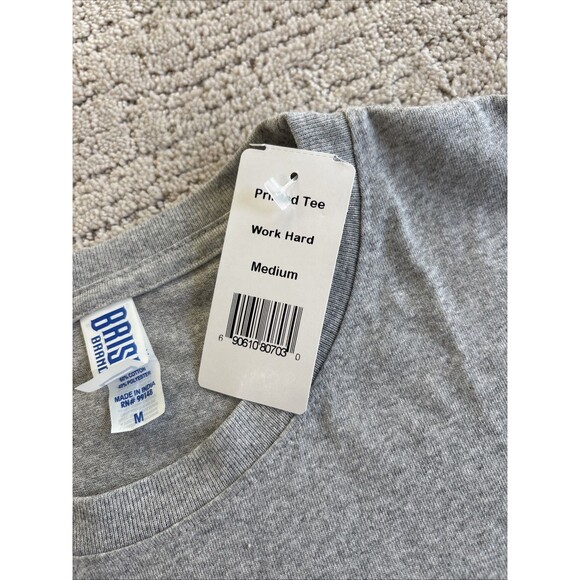 Stay Positive Work Hard, Make It Happen T-Shirt. medium Gray Premium Tee NEW - Picture 9 of 9